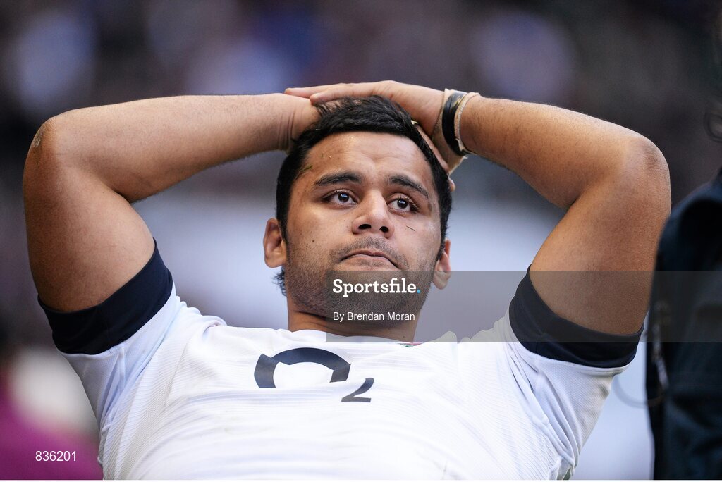 22 February 2014; Billy Vunipola of England during the first half. RBS Six Nations Rugby Championship, England v Ireland. Twickenham Stadium, Twickenham, London, England. Picture credit: Brendan Moran / SPORTSFILE