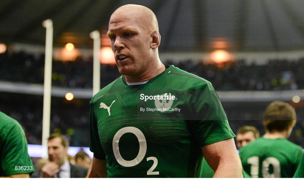 22 February 2014; Ireland's Paul O'Connell after the game. RBS Six Nations Rugby Championship, England v Ireland, Twickenham Stadium, Twickenham, London, England. Picture credit: Stephen McCarthy / SPORTSFILE