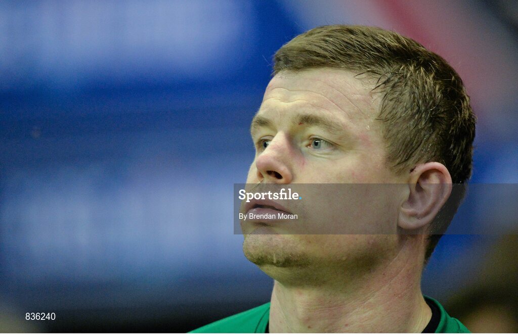 22 February 2014; Ireland's Brian O'Driscoll at the final whistle. RBS Six Nations Rugby Championship, England v Ireland. Twickenham Stadium, Twickenham, London, England. Picture credit: Brendan Moran / SPORTSFILE