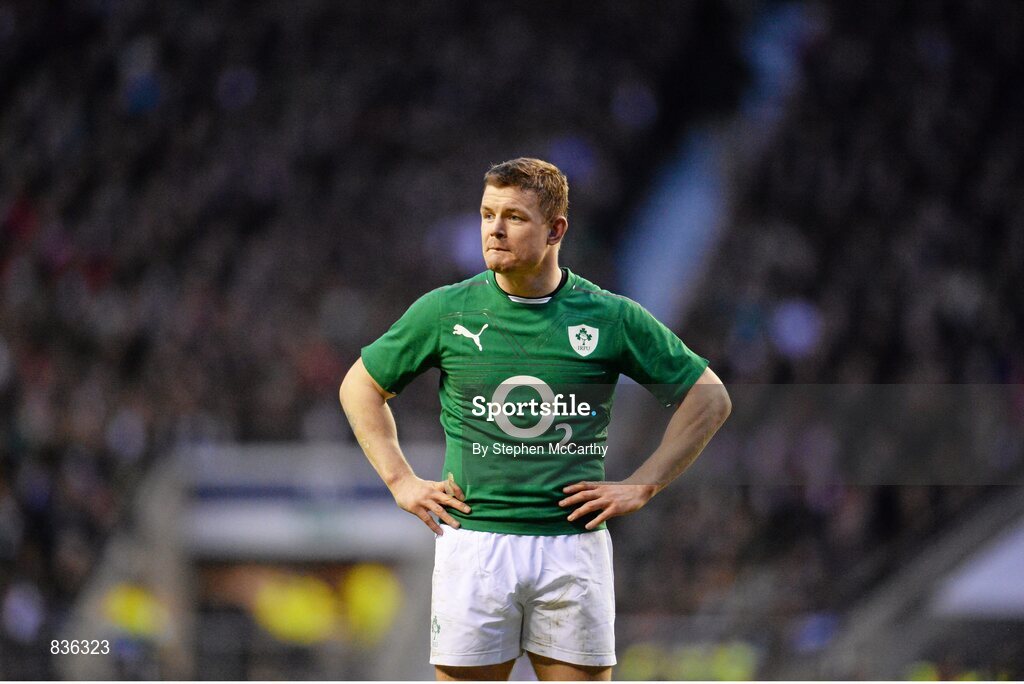 22 February 2014; Brian O'Driscoll, Ireland. RBS Six Nations Rugby Championship, England v Ireland, Twickenham Stadium, Twickenham, London, England. Picture credit: Stephen McCarthy / SPORTSFILE