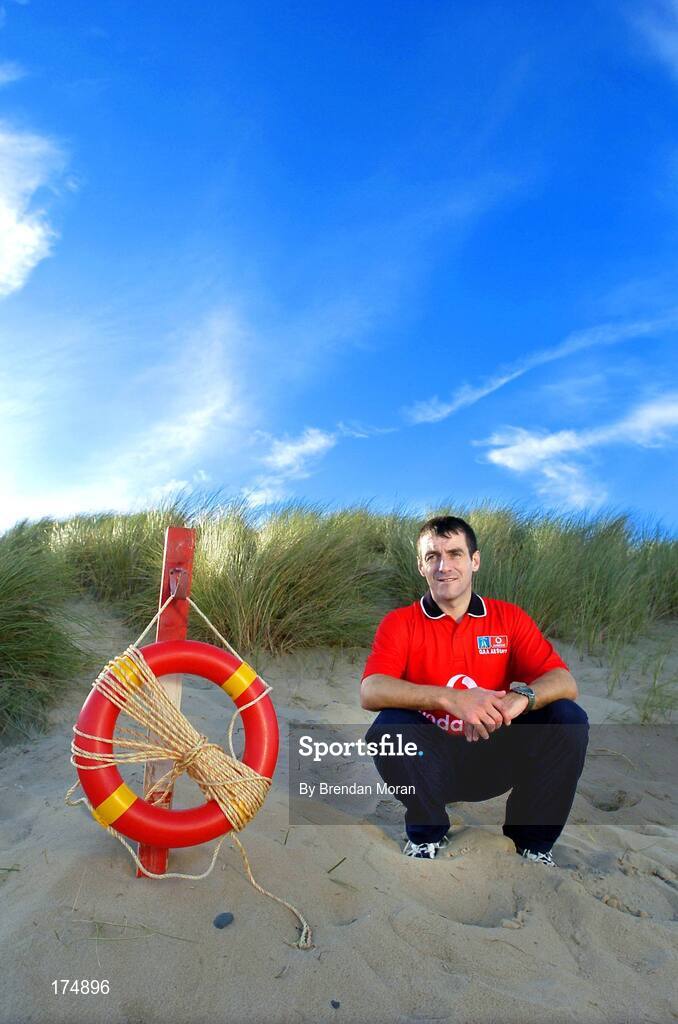 6 August 2004; Wexford hurler Liam Dunne. Morriscastle Beach, Co. Wexford. Picture credit; Brendan Moran / SPORTSFILE