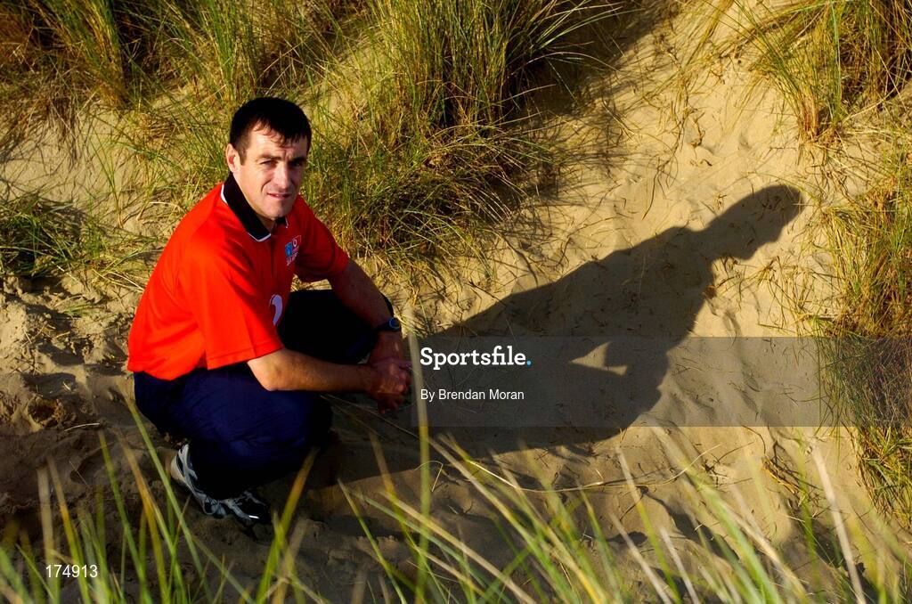 6 August 2004; Wexford hurler Liam Dunne. Morriscastle Beach, Co. Wexford. Picture credit; Brendan Moran / SPORTSFILE