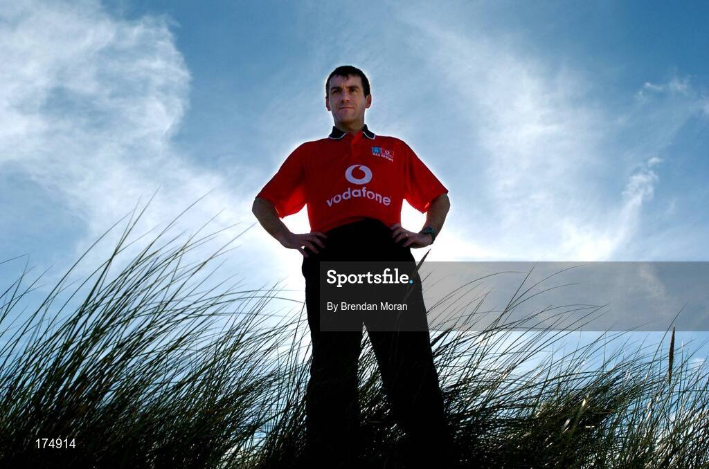 6 August 2004; Wexford hurler Liam Dunne. Morriscastle Beach, Co. Wexford. Picture credit; Brendan Moran / SPORTSFILE