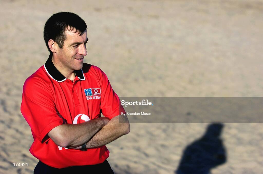 6 August 2004; Wexford hurler Liam Dunne. Morriscastle Beach, Co. Wexford. Picture credit; Brendan Moran / SPORTSFILE