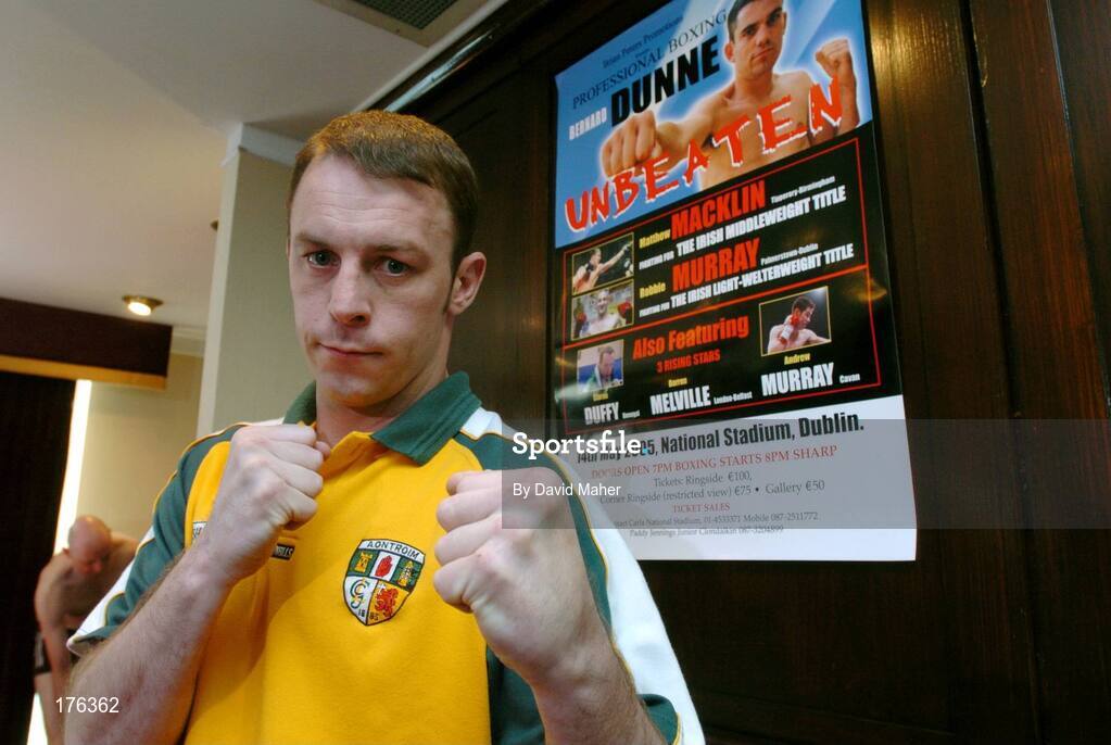 13 May 2005; Boxer Tommy Tolan at a weigh-in prior to the Bernard Dunne.v. Yuri Voronin boxing event that takes place on 14th May. Jury's Hotel, Ballsbridge, Dublin. Picture credit; David Maher / SPORTSFILE