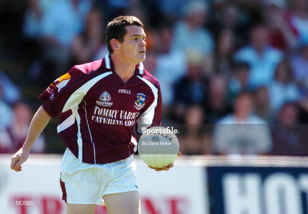 10 July 2005; Declan Meehan, Galway. Bank of Ireland Connacht Senior Football Championship Final, Galway v Mayo, Pearse Stadium, Galway. Picture credit; David Maher / SPORTSFILE