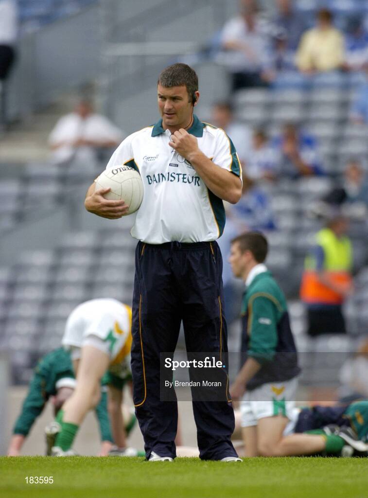 17 July 2005; Phil O'Reilly, Offaly manager. Leinster Minor Football Championship Final, Offaly v Laois, Croke Park, Dublin. Picture credit; Brendan Moran / SPORTSFILE
