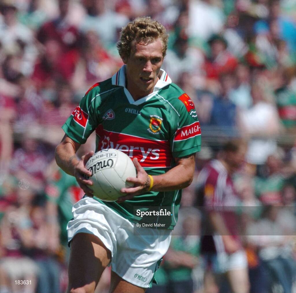 10 July 2005; Ciaran McDonald, Mayo. Bank of Ireland Connacht Senior Football Championship Final, Galway v Mayo, Pearse Stadium, Galway. Picture credit; David Maher / SPORTSFILE