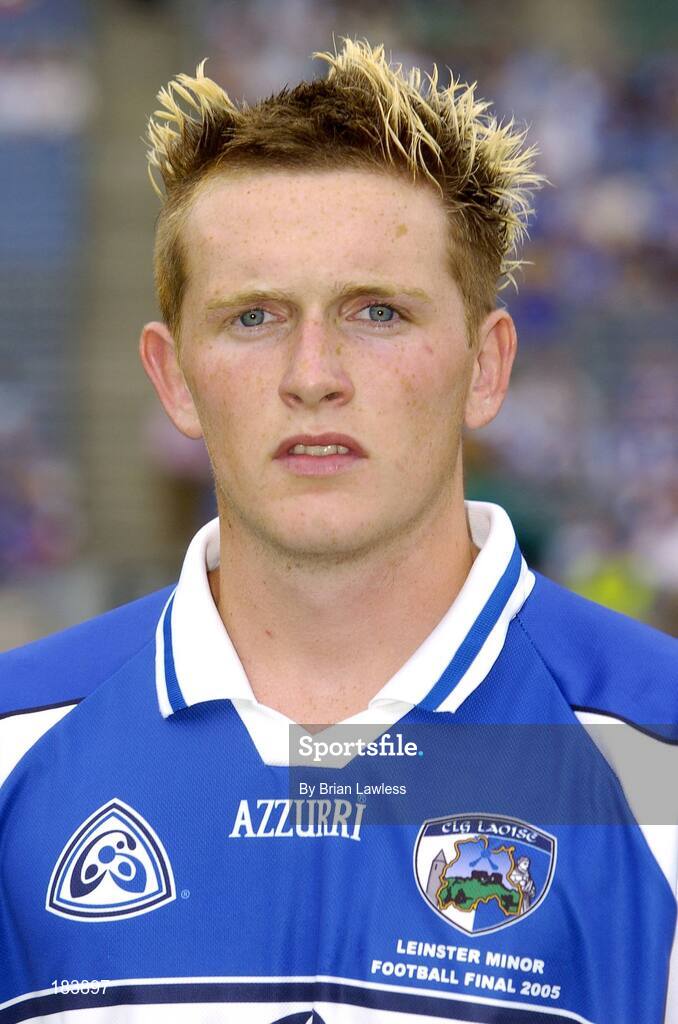 17 July 2005; Laois captain Richard Ryan. Leinster Minor Football Championship Final, Offaly v Laois, Croke Park, Dublin. Picture credit; Brian Lawless / SPORTSFILE