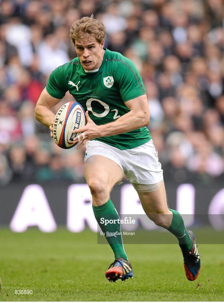 22 February 2014; Andrew Trimble, Ireland. RBS Six Nations Rugby Championship, England v Ireland. Twickenham Stadium, Twickenham, London, England. Picture credit: Brendan Moran / SPORTSFILE