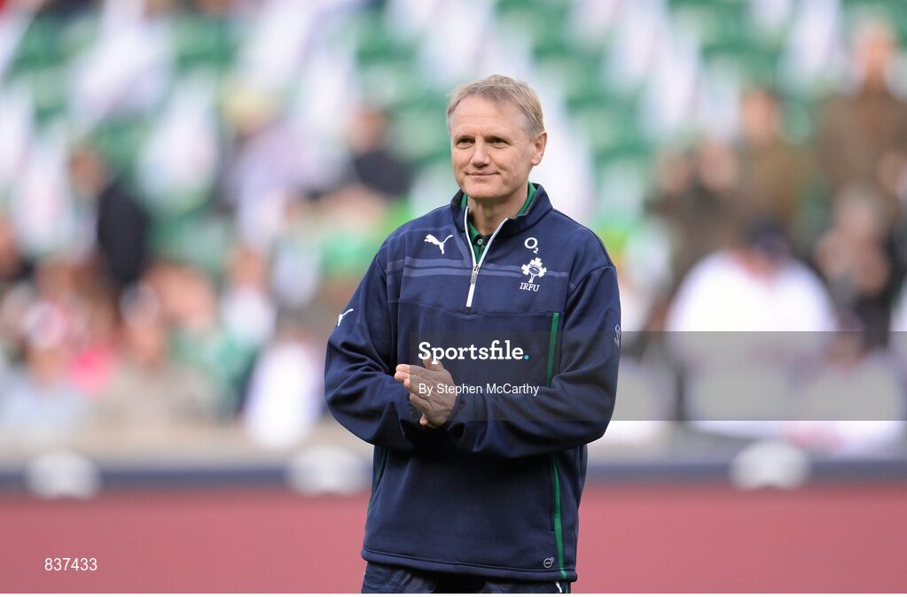 22 February 2014; Ireland head coach Joe Schmidt. RBS Six Nations Rugby Championship, England v Ireland, Twickenham Stadium, Twickenham, London, England. Picture credit: Stephen McCarthy / SPORTSFILE