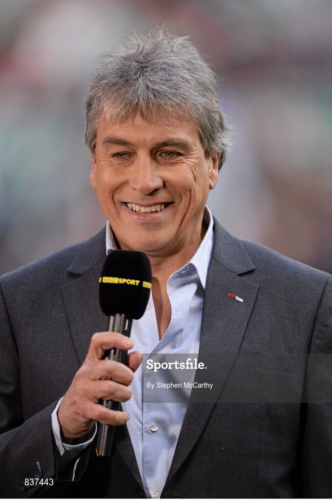 22 February 2014; BBC presenter John Inverdale. RBS Six Nations Rugby Championship, England v Ireland, Twickenham Stadium, Twickenham, London, England. Picture credit: Stephen McCarthy / SPORTSFILE