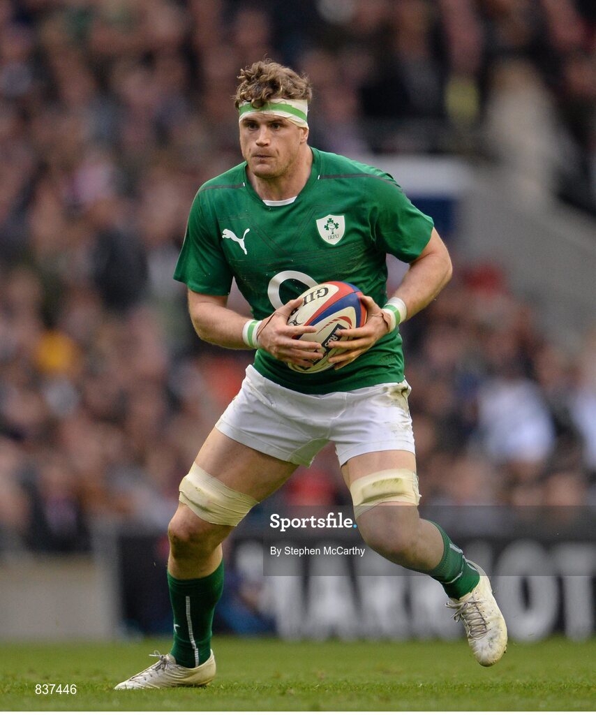 22 February 2014; Jamie Heaslip, Ireland. RBS Six Nations Rugby Championship, England v Ireland, Twickenham Stadium, Twickenham, London, England. Picture credit: Stephen McCarthy / SPORTSFILE