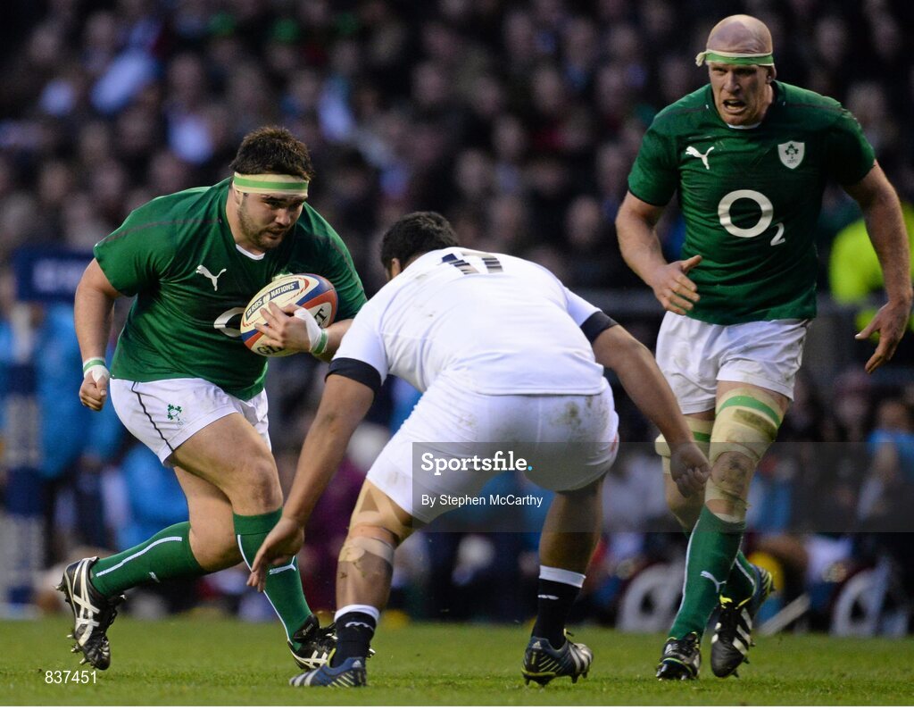 22 February 2014; Martin Moore, Ireland. RBS Six Nations Rugby Championship, England v Ireland, Twickenham Stadium, Twickenham, London, England. Picture credit: Stephen McCarthy / SPORTSFILE