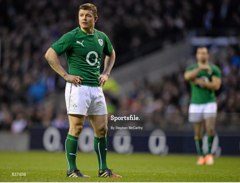 22 February 2014; Brian O'Driscoll, Ireland. RBS Six Nations Rugby Championship, England v Ireland, Twickenham Stadium, Twickenham, London, England. Picture credit: Stephen McCarthy / SPORTSFILE