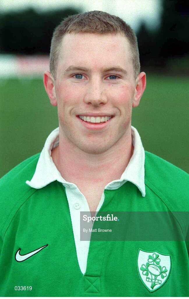 1 February 2000; Peter Stringer, Ireland. Ireland Rugby Squad Portraits. Picture credit: Matt Browne / SPORTSFILE