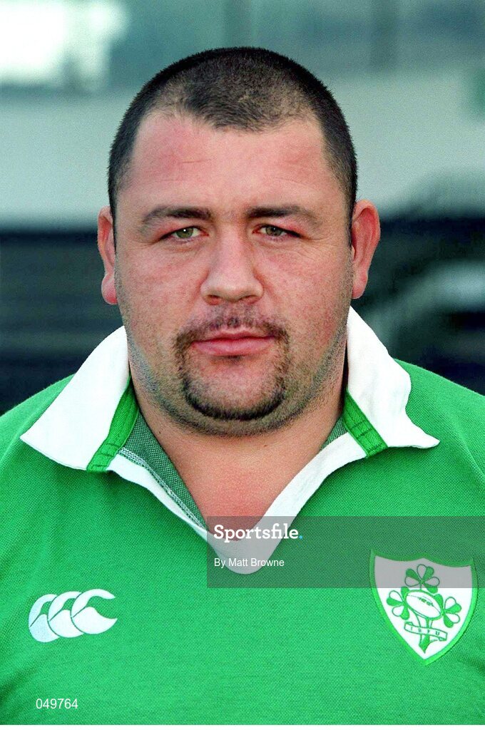 24 October 2000; Jimmy Screene, Ireland. Ireland Rugby Squad Portraits. Picture credit: Matt Browne / SPORTSFILE