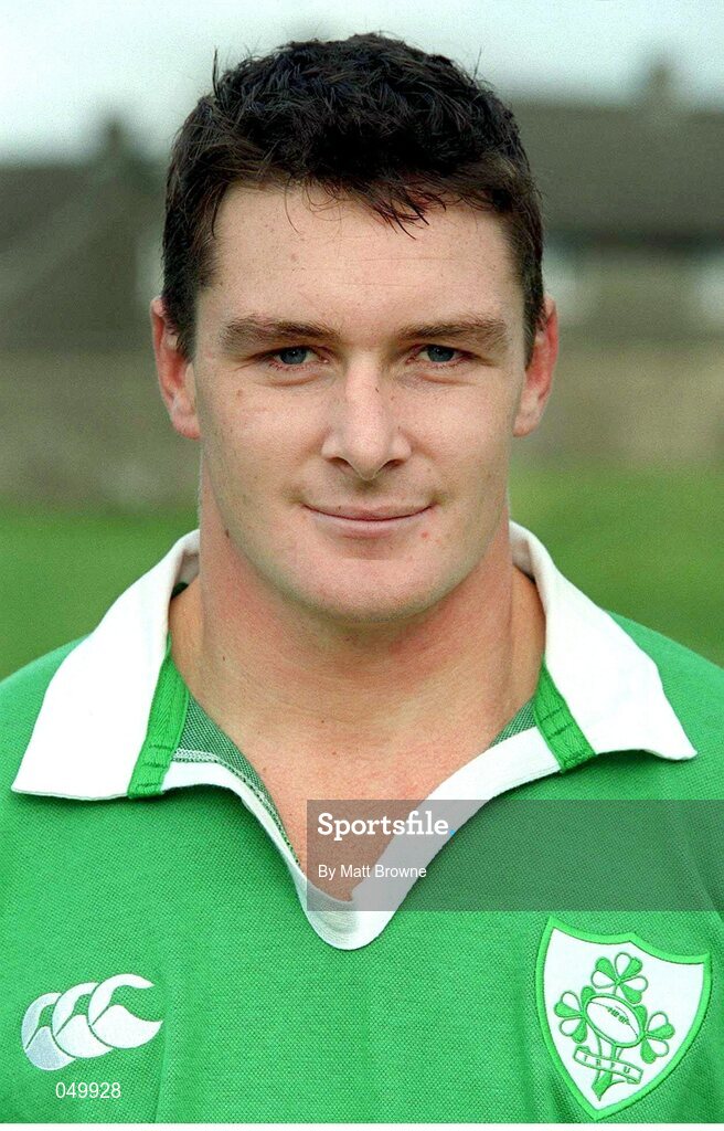 24 October 2000; David Wallace, Ireland. Ireland Rugby Squad Portraits. Picture credit: Matt Browne / SPORTSFILE