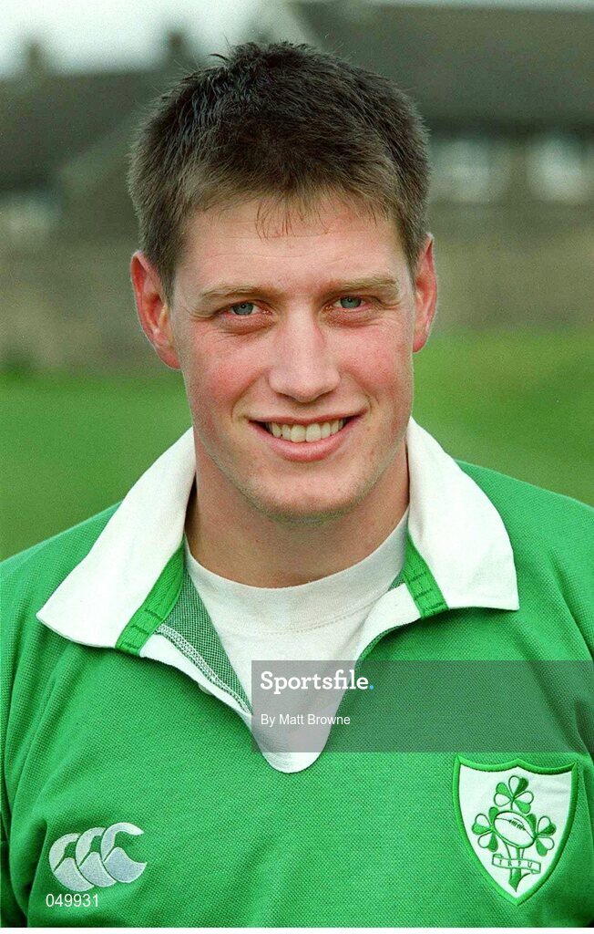 24 October 2000; Ronan O'Gara, Ireland. Ireland Rugby Squad Portraits. Picture credit: Matt Browne / SPORTSFILE