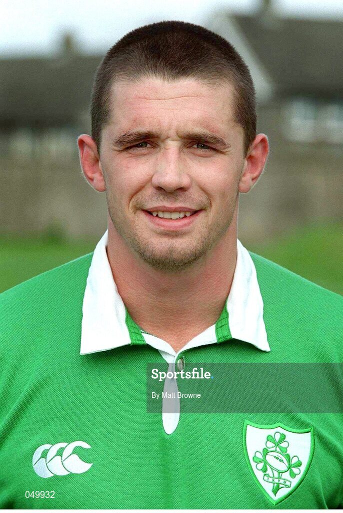 24 October 2000; Alan Quinlan, Ireland. Ireland Rugby Squad Portraits. Picture credit: Matt Browne / SPORTSFILE