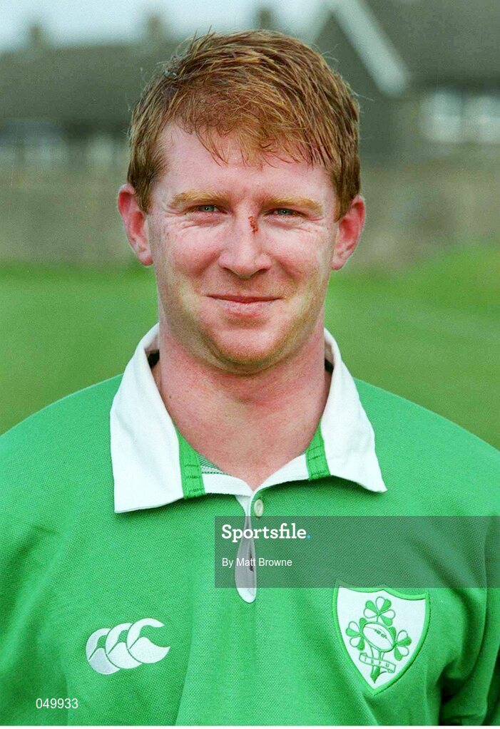 24 October 2000; Anthony Horgan, Ireland. Ireland Rugby Squad Portraits. Picture credit: Matt Browne / SPORTSFILE