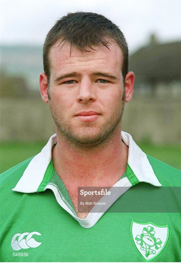 24 October 2000; Jon O'Neill, Ireland. Ireland Rugby Squad Portraits. Picture credit: Matt Browne / SPORTSFILE