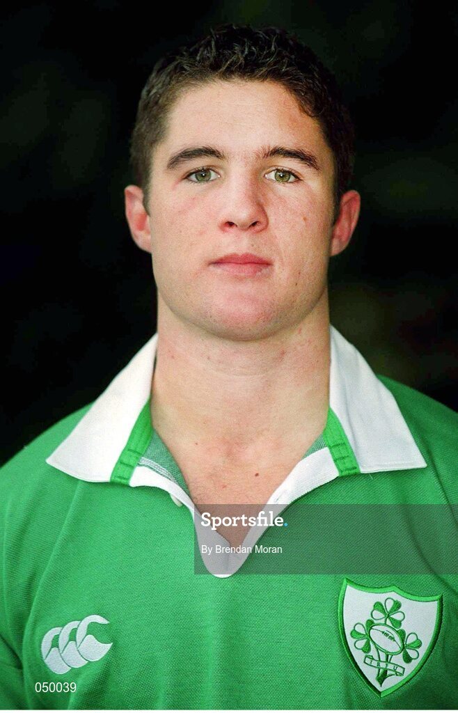 23 October 2000; Simon Kehoe, Ireland. Ireland Rugby Squad Portraits. Picture credit: Brendan Moran / SPORTSFILE
