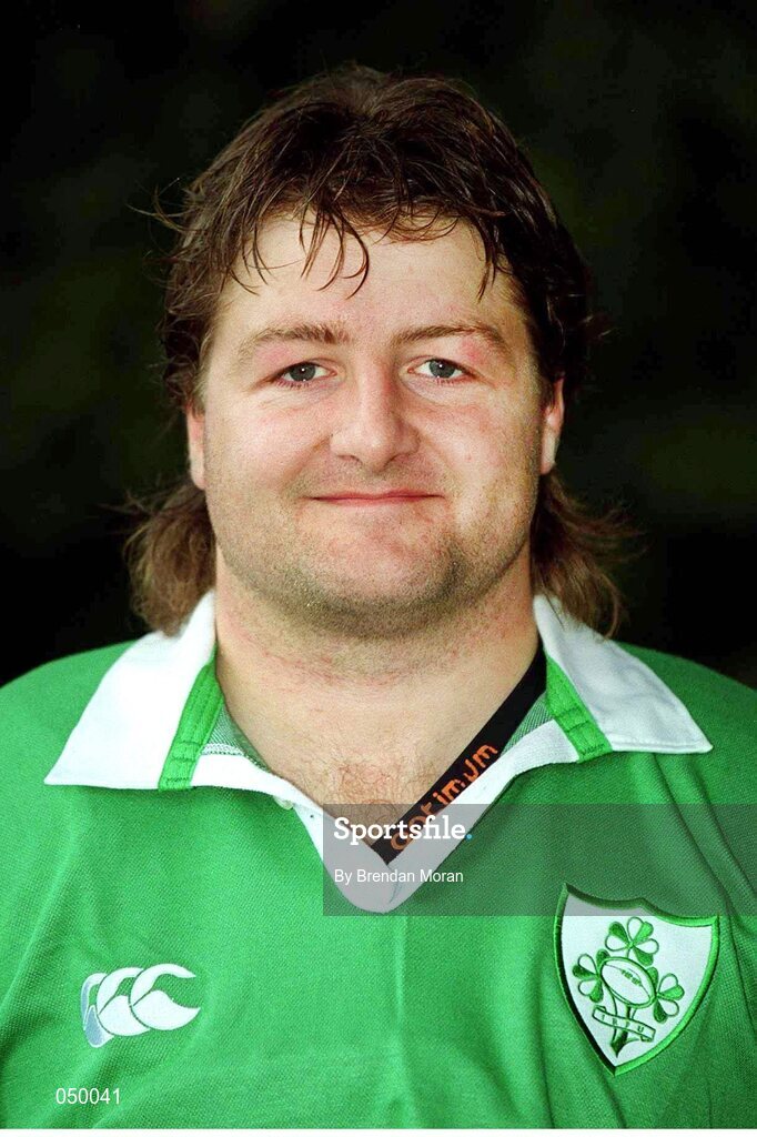 23 October 2000; Shane Byrne, Ireland. Ireland Rugby Squad Portraits. Picture credit: Brendan Moran / SPORTSFILE