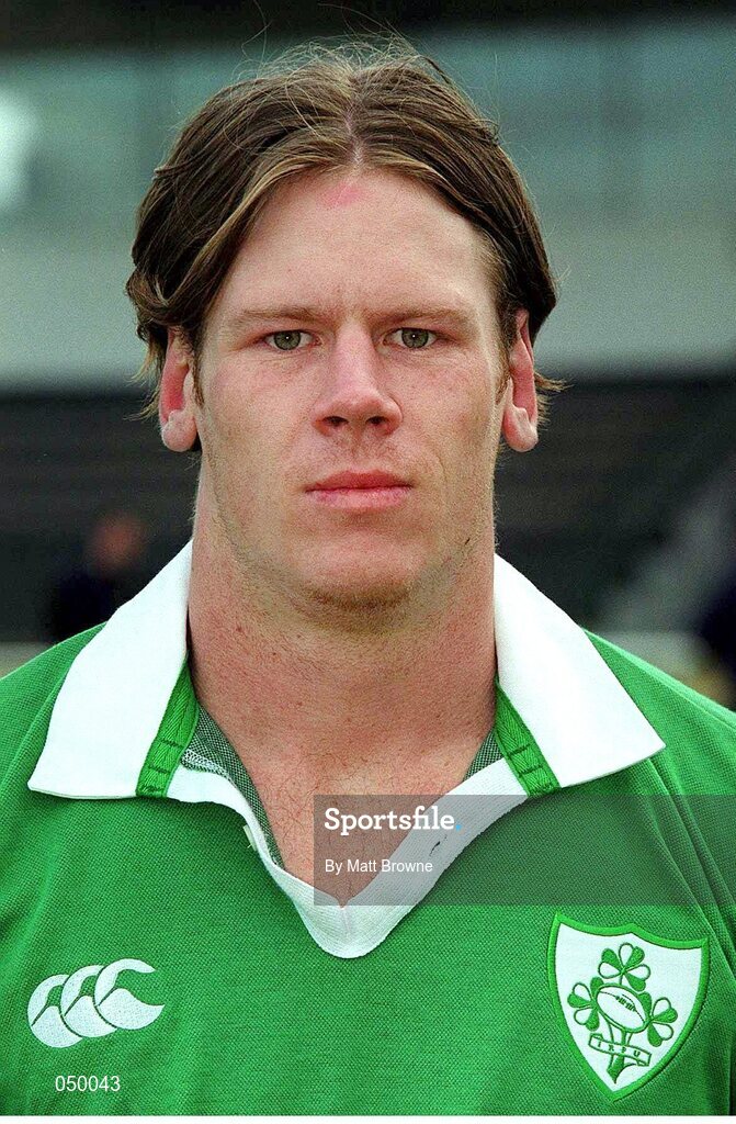 24 October 2000; Rowan Frost, Ireland. Ireland Rugby Squad Portraits. Picture credit: Matt Browne / SPORTSFILE