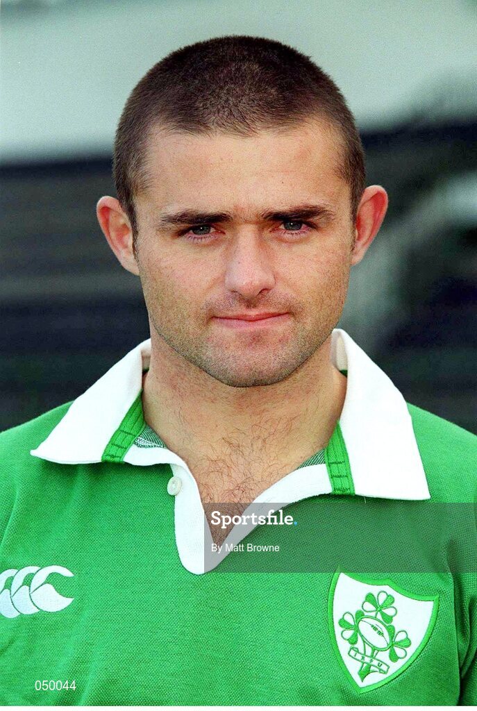 24 October 2000; Rob Lee, Ireland. Ireland Rugby Squad Portraits. Picture credit: Matt Browne / SPORTSFILE