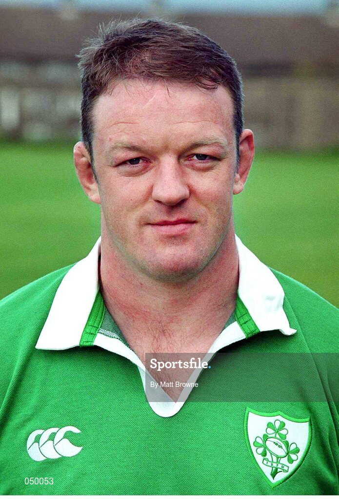 24 October 2000; Mick Galwey, Ireland. Ireland Rugby Squad Portraits. Picture credit: Matt Browne / SPORTSFILE