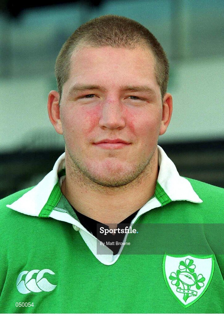 24 October 2000; Michael Swift, Ireland. Ireland Rugby Squad Portraits. Picture credit: Matt Browne / SPORTSFILE