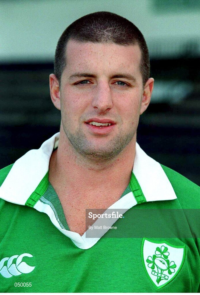 24 October 2000; Michael Smyth, Ireland. Ireland Rugby Squad Portraits. Picture credit: Matt Browne / SPORTSFILE