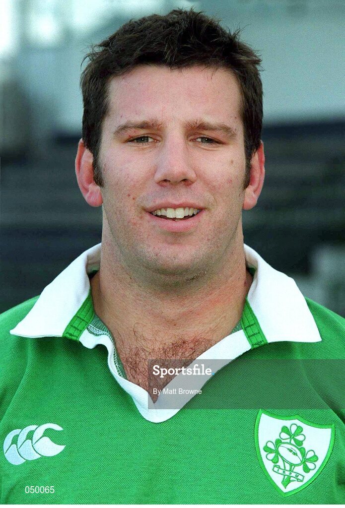 24 October 2000; Joe McVeigh, Ireland. Ireland Rugby Squad Portraits. Picture credit: Matt Browne / SPORTSFILE