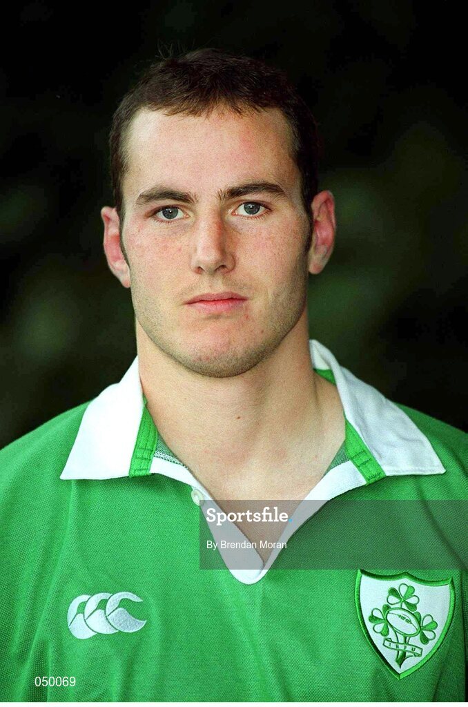 23 October 2000; Girvan Dempsey, Ireland. Ireland Rugby Squad Portraits. Picture credit: Brendan Moran / SPORTSFILE