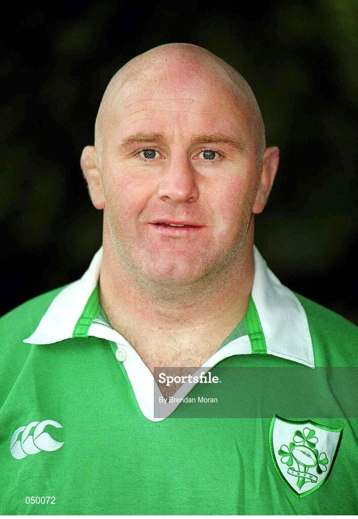 23 October 2000; Gary Halpin, Ireland. Ireland Rugby Squad Portraits. Picture credit: Brendan Moran / SPORTSFILE