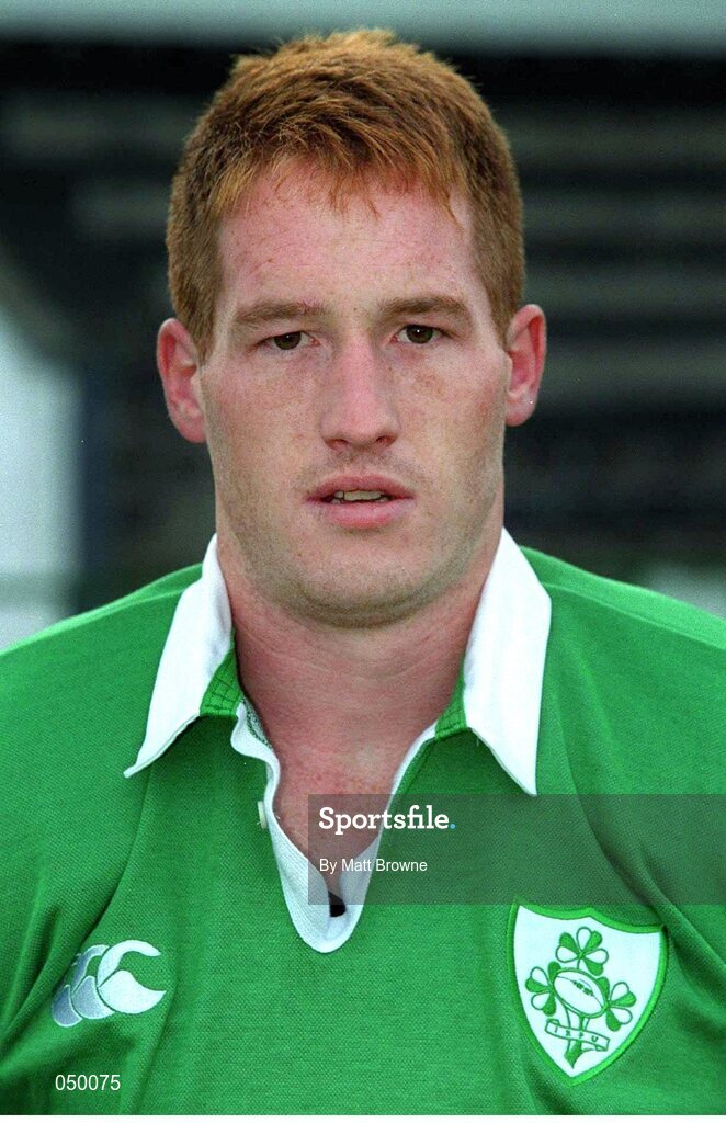 24 October 2000; Eoin Brennon, Ireland. Ireland Rugby Squad Portraits. Picture credit: Matt Browne / SPORTSFILE