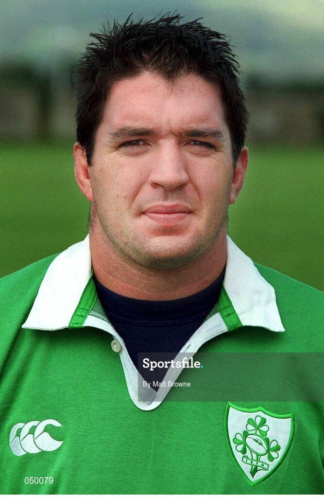 24 October 2000; David Bowles, Ireland. Ireland Rugby Squad Portraits. Picture credit: Matt Browne / SPORTSFILE