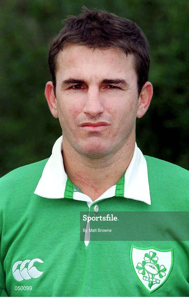 31 October 2000; Brad Free, Ireland. Ireland Rugby Squad Portraits. Picture credit: Matt Browne / SPORTSFILE