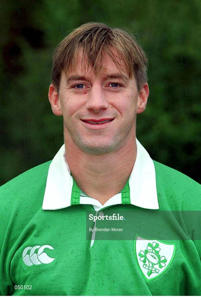 31 October 2000; Tyrone Howe, Ireland. Ireland Rugby Squad Portraits. Picture credit: Brendan Moran / SPORTSFILE