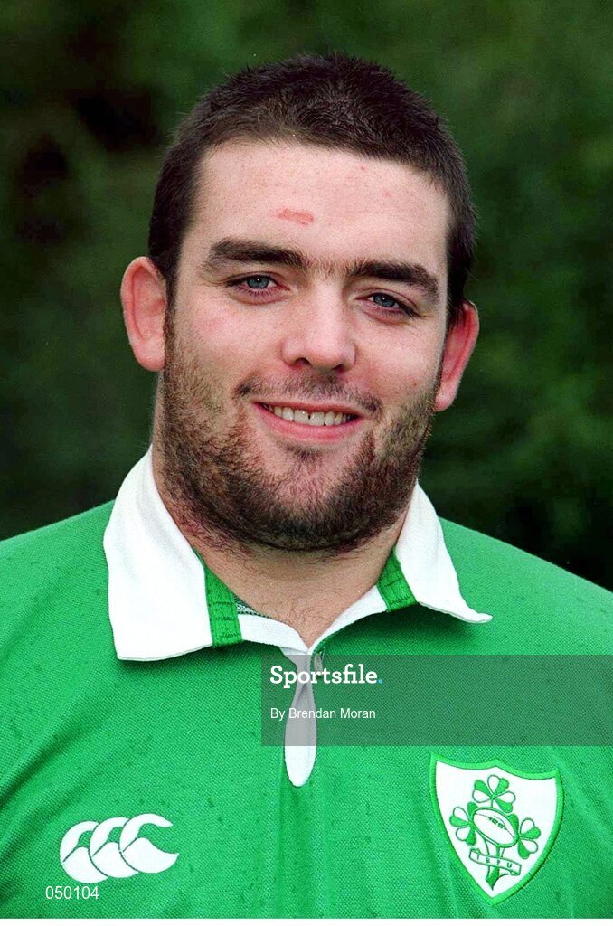 31 October 2000; John Campbell, Ireland. Ireland Rugby Squad Portraits. Picture credit: Brendan Moran / SPORTSFILE