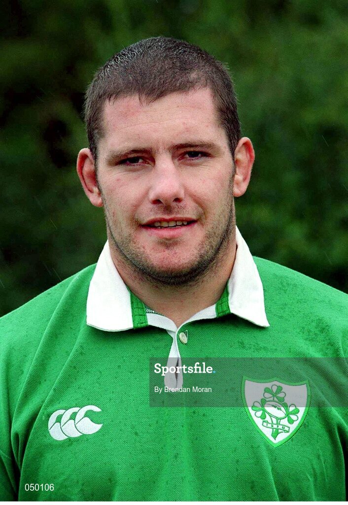 31 October 2000; Clem Boyd, Ireland. Ireland Rugby Squad Portraits. Picture credit: Brendan Moran / SPORTSFILE