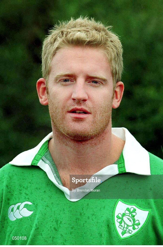 31 October 2000; Stephen Bell, Ireland. Ireland Rugby Squad Portraits. Picture credit: Brendan Moran / SPORTSFILE