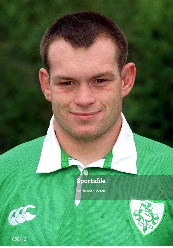 31 October 2000; Simon Best, Ireland. Ireland Rugby Squad Portraits. Picture credit: Brendan Moran / SPORTSFILE