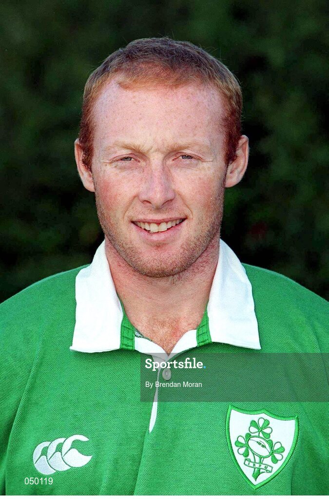 31 October 2000; Neil Doak, Ireland. Ireland Rugby Squad Portraits. Picture credit: Brendan Moran / SPORTSFILE