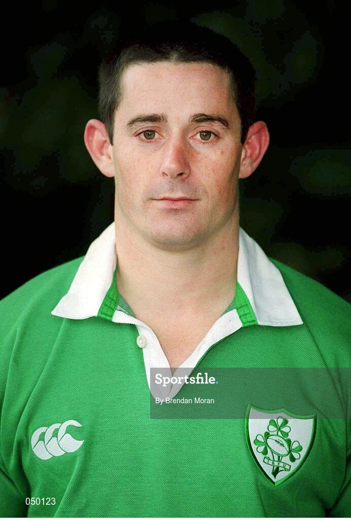 23 October 2000; Brian O'Meara, Ireland. Ireland Rugby Squad Portraits. Picture credit: Brendan Moran / SPORTSFILE