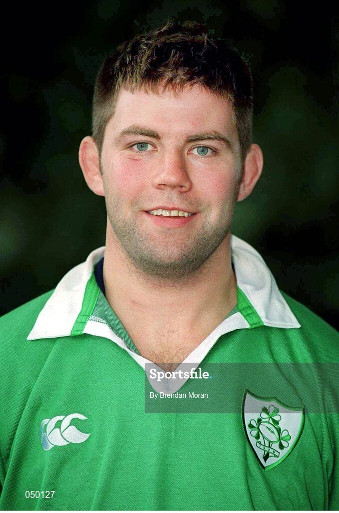 23 October 2000; Liam Toland, Ireland. Ireland Rugby Squad Portraits. Picture credit: Brendan Moran / SPORTSFILE
