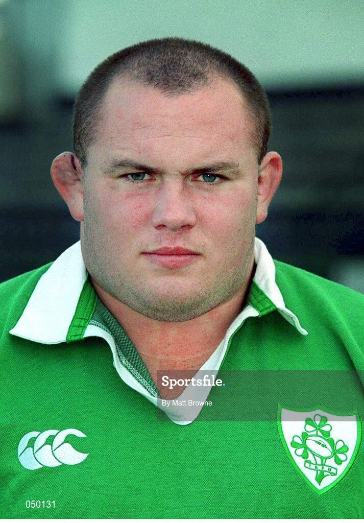24 October 2000; Martin Cahill, Ireland. Ireland Rugby Squad Portraits. Picture credit: Matt Browne / SPORTSFILE