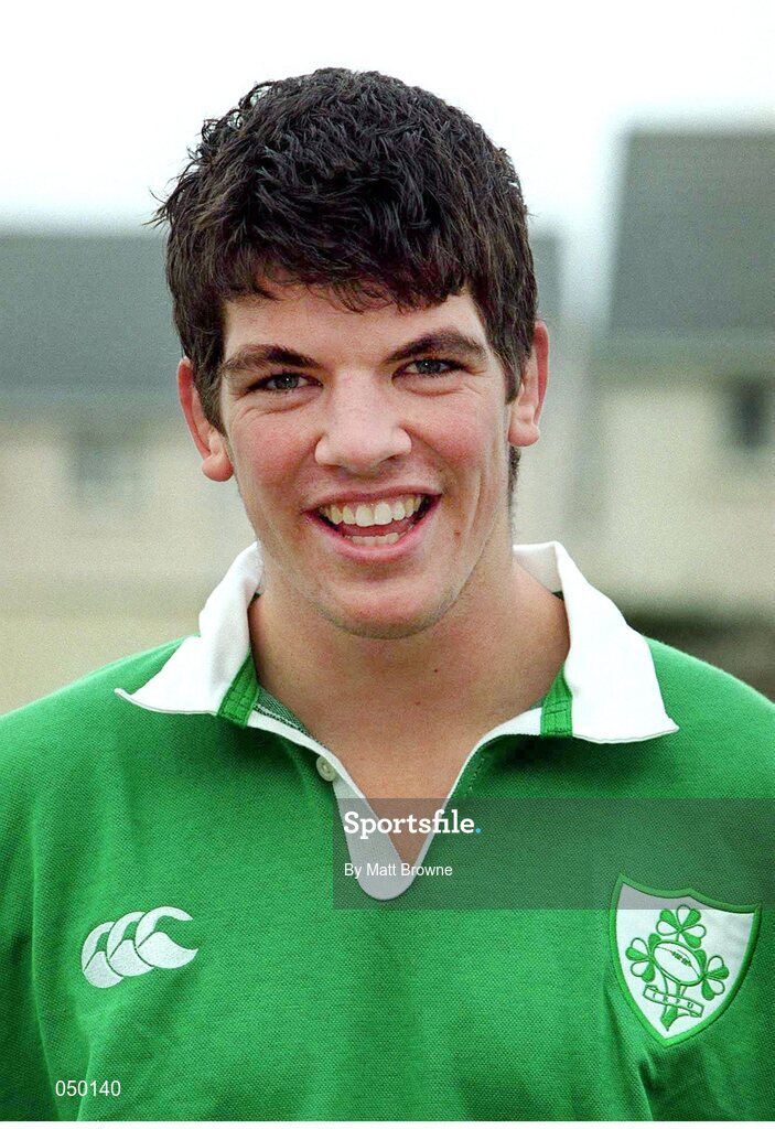 24 October 2000; Donnacha O'Callaghan, Ireland. Ireland Rugby Squad Portraits. Picture credit: Matt Browne / SPORTSFILE
