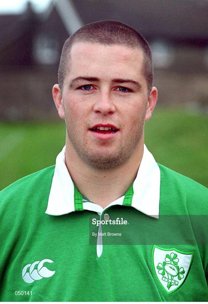 24 October 2000; Marcus Horan, Ireland. Ireland Rugby Squad Portraits. Picture credit: Matt Browne / SPORTSFILE